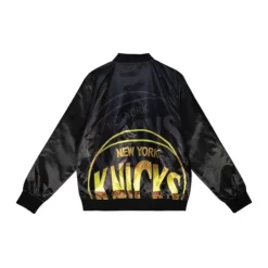 Apparel Mitchell & Ness Jackets & Outerwear-Big Face 4.0 Satin Jacket New York Knicks