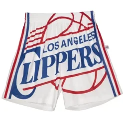 Apparel Mitchell & Ness Shorts-Big Face 2.0 Shorts Los Angeles Clippers