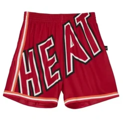 Apparel Mitchell & Ness Shorts-Big Face 2.0 Shorts Miami Heat