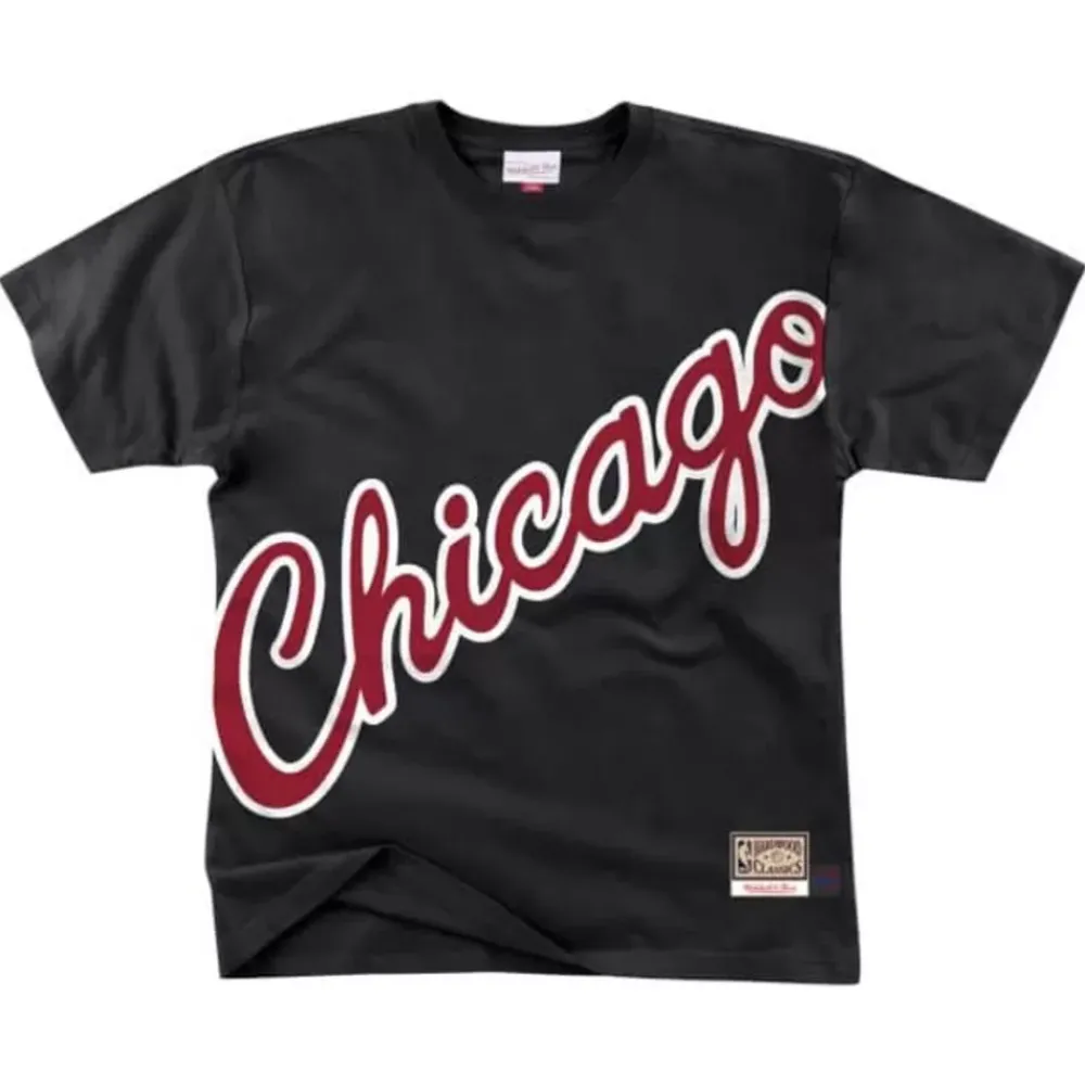 Apparel Mitchell & Ness T-Shirts & Tops-Big Face 2.0 Ss Tee Chicago Bulls