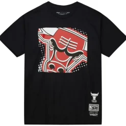 Apparel Mitchell & Ness T-Shirts & Tops-Big Face 7.0 Ss Tee Chicago Bulls