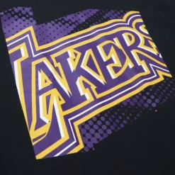 Apparel Mitchell & Ness T-Shirts & Tops-Big Face 7.0 Ss Tee Los Angeles Lakers