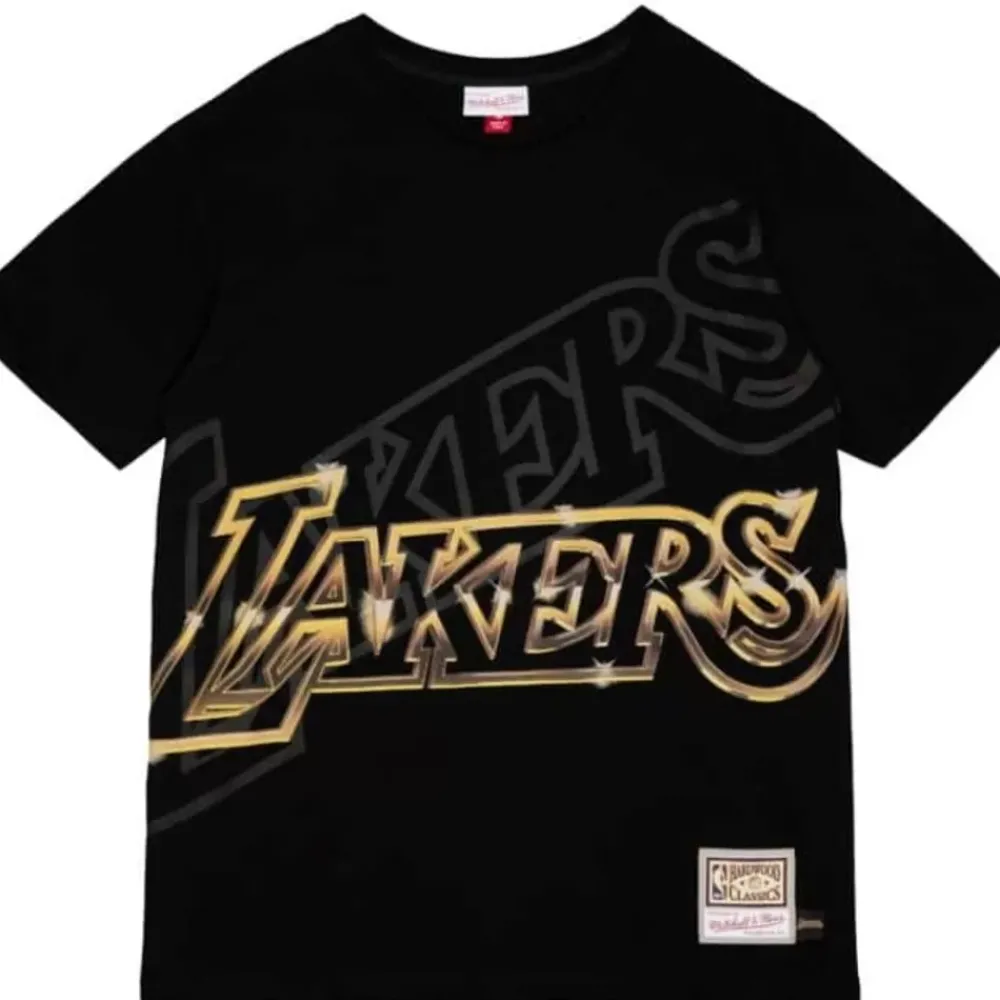 Apparel Mitchell & Ness T-Shirts & Tops-Big Face 4.0 Ss Tee Los Angeles Lakers