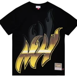 Apparel Mitchell & Ness T-Shirts & Tops-Big Face 4.0 Ss Tee Miami Heat
