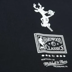 Apparel Mitchell & Ness T-Shirts & Tops-Big Face 7.0 Ss Tee Milwaukee Bucks