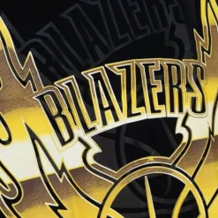 Apparel Mitchell & Ness T-Shirts & Tops-Big Face 4.0 Ss Tee Portland Trail Blazers