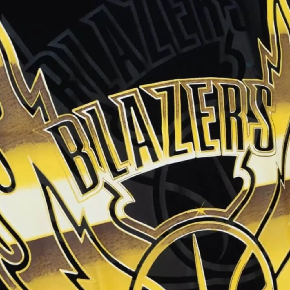 Apparel Mitchell & Ness T-Shirts & Tops-Big Face 4.0 Ss Tee Portland Trail Blazers