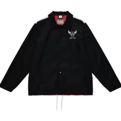 Apparel Mitchell & Ness Jackets & Outerwear-Big Face Coaches Jacket 5.0 Chicago Bulls