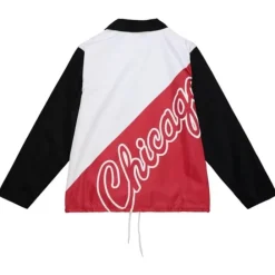 Apparel Mitchell & Ness Jackets & Outerwear-Big Face Coaches Jacket 5.0 Chicago Bulls
