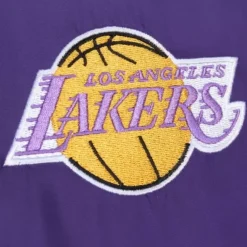 Apparel Mitchell & Ness Jackets & Outerwear-Big Face Coaches Jacket 5.0 Los Angeles Lakers