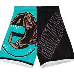 Apparel Mitchell & Ness Shorts-Big Face Fashion Shorts 5.0 Vancouver Grizzlies