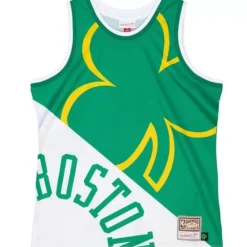 Apparel Mitchell & Ness T-Shirts & Tops-Big Face Fashion Tank 5.0 Boston Celtics