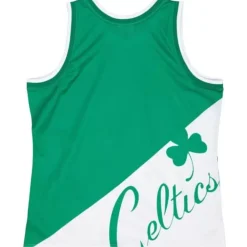 Apparel Mitchell & Ness T-Shirts & Tops-Big Face Fashion Tank 5.0 Boston Celtics