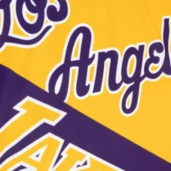 Apparel Mitchell & Ness T-Shirts & Tops-Big Face Fashion Tank 5.0 Los Angeles Lakers