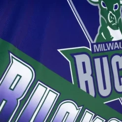 Apparel Mitchell & Ness T-Shirts & Tops-Big Face Fashion Tank 5.0 Milwaukee Bucks