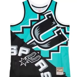 Apparel Mitchell & Ness T-Shirts & Tops-Big Face Fashion Tank 5.0 San Antonio Spurs