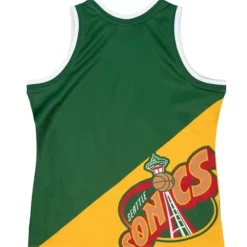 Apparel Mitchell & Ness T-Shirts & Tops-Big Face Fashion Tank 5.0 Seattle Supersonics