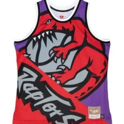 Apparel Mitchell & Ness T-Shirts & Tops-Big Face Fashion Tank 5.0 Toronto Raptors
