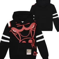 Apparel Mitchell & Ness Big Kids-Big Face Fleece Hoodie Chicago Bulls