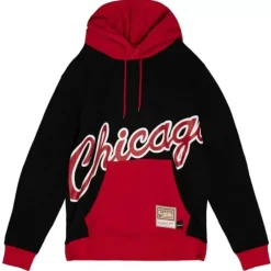 Apparel Mitchell & Ness Hoodies & Sweatshirts-Big Face Hoodie 5.0 Chicago Bulls