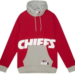 Apparel Mitchell & Ness Hoodies & Sweatshirts-Big Face Hoodie 5.0 Kansas City Chiefs