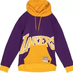 Apparel Mitchell & Ness Hoodies & Sweatshirts-Big Face Hoodie 5.0 Los Angeles Lakers