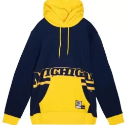 Apparel Mitchell & Ness Hoodies & Sweatshirts-Big Face Hoodie 5.0 University Of Michigan