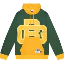 Apparel Mitchell & Ness Hoodies & Sweatshirts-Big Face Hoody 5.0 Green Bay Packers