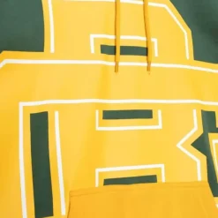 Apparel Mitchell & Ness Hoodies & Sweatshirts-Big Face Hoody 5.0 Green Bay Packers
