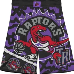 Apparel Mitchell & Ness Big Kids-Big Face Jumbotron Mesh Shorts Toronto Raptors