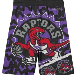 Apparel Mitchell & Ness Big Kids-Big Face Jumbotron Mesh Shorts Toronto Raptors