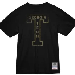 Apparel Mitchell & Ness T-Shirts & Tops-Big Logo Tee Georgia Tech