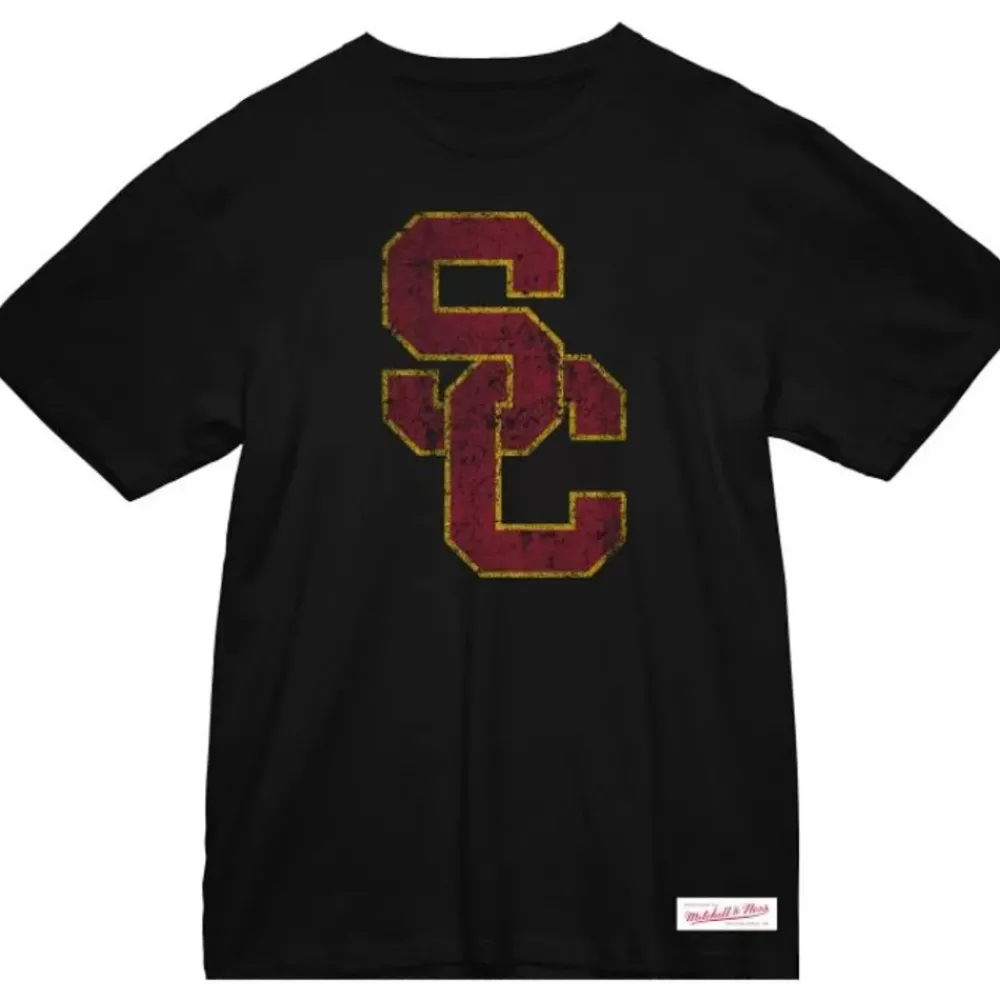 Apparel Mitchell & Ness T-Shirts & Tops-Big Logo Tee Usc