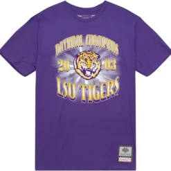Apparel Mitchell & Ness T-Shirts & Tops-Big Shine Tee Louisiana State University