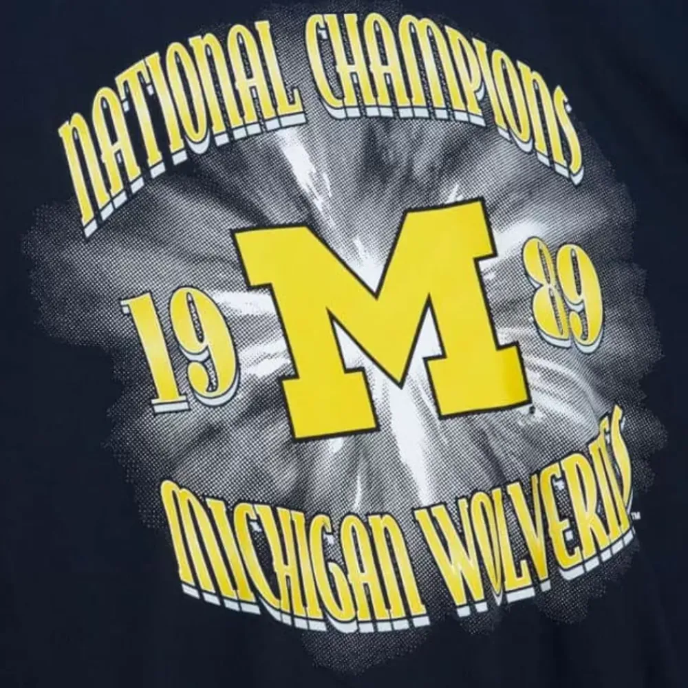 Apparel Mitchell & Ness T-Shirts & Tops-Big Shine Tee University Of Michigan