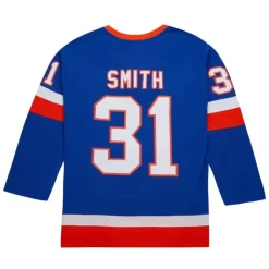 Jerseys Mitchell & Ness -Blue Line Billy Smith New York Islanders Dark 1982 Jersey