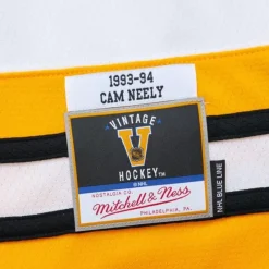 Jerseys Mitchell & Ness -Blue Line Cam Neely Boston Bruins White 1993 Jersey
