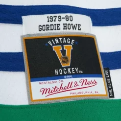 Jerseys Mitchell & Ness -Blue Line Gordie Howe Hartford Whalers Dark 1979 Jersey