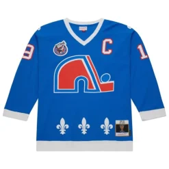 Jerseys Mitchell & Ness -Blue Line Joe Sakic Quebec Nordiques Dark 1992 Jersey