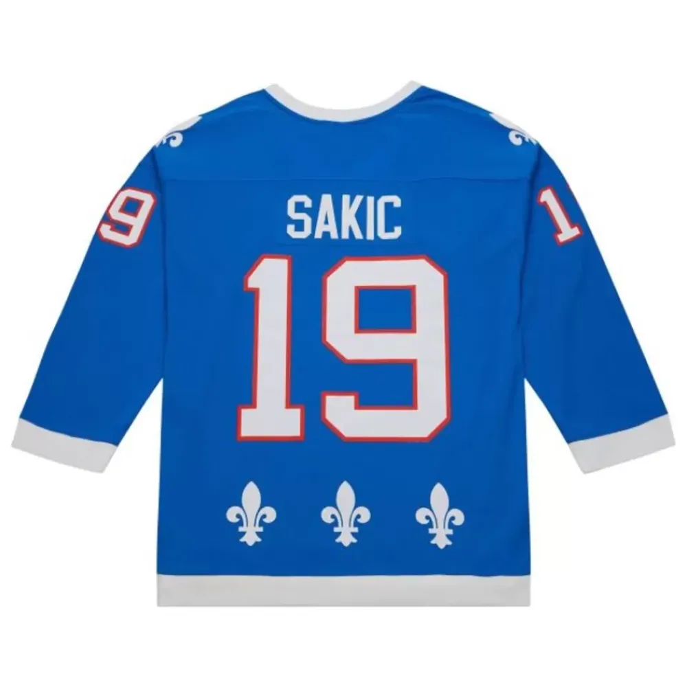 Jerseys Mitchell & Ness -Blue Line Joe Sakic Quebec Nordiques Dark 1992 Jersey