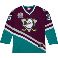 Jerseys Mitchell & Ness -Blue Line J-S Giguere Anaheim Ducks Dark 2002 Jersey