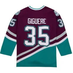 Jerseys Mitchell & Ness -Blue Line J-S Giguere Anaheim Ducks Dark 2002 Jersey