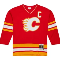 Jerseys Mitchell & Ness -Blue Line Lanny Mcdonald Calgary Flames Dark 1988 Jersey