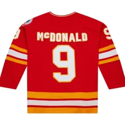 Jerseys Mitchell & Ness -Blue Line Lanny Mcdonald Calgary Flames Dark 1988 Jersey