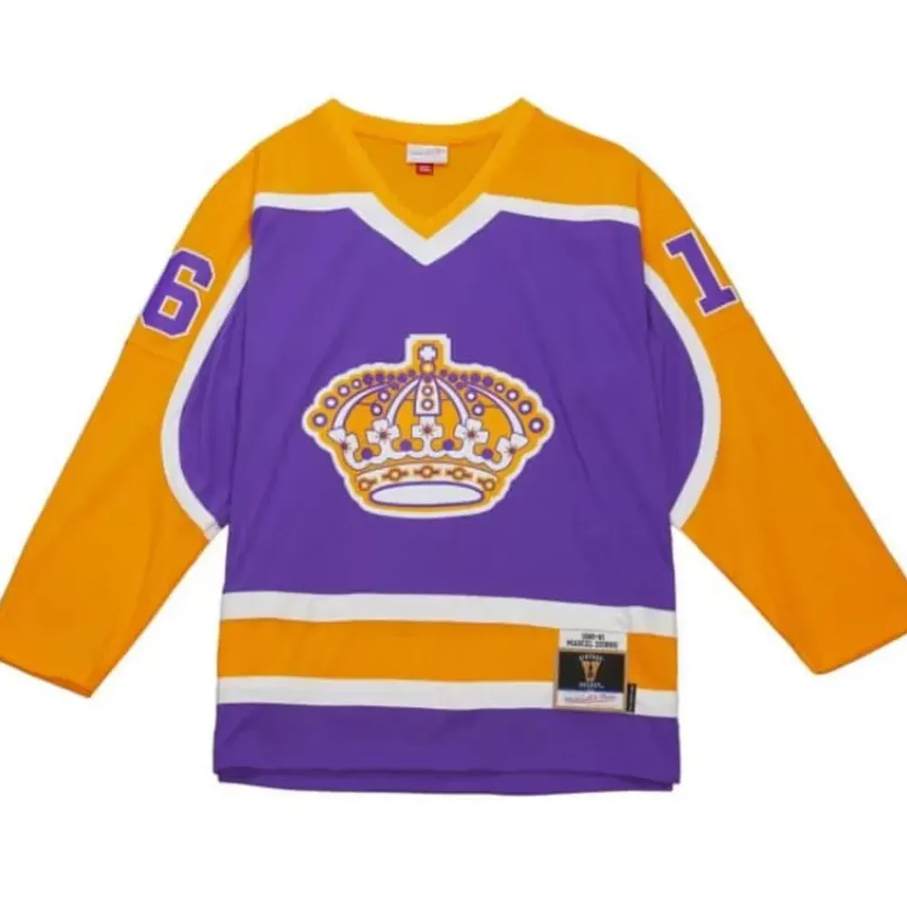 Jerseys Mitchell & Ness -Blue Line Marcel Dionne Los Angeles Kings 1980 Jersey