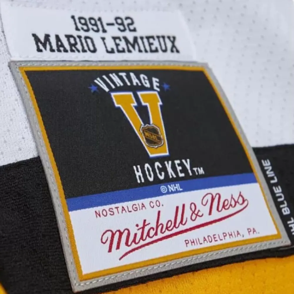 Jerseys Mitchell & Ness -Blue Line Mario Lemieux Pittsburgh Penguins 1991 Jersey