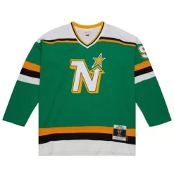 Jerseys Mitchell & Ness -Blue Line Mike Modano Minnesota North Stars Dark 1989 Jersey