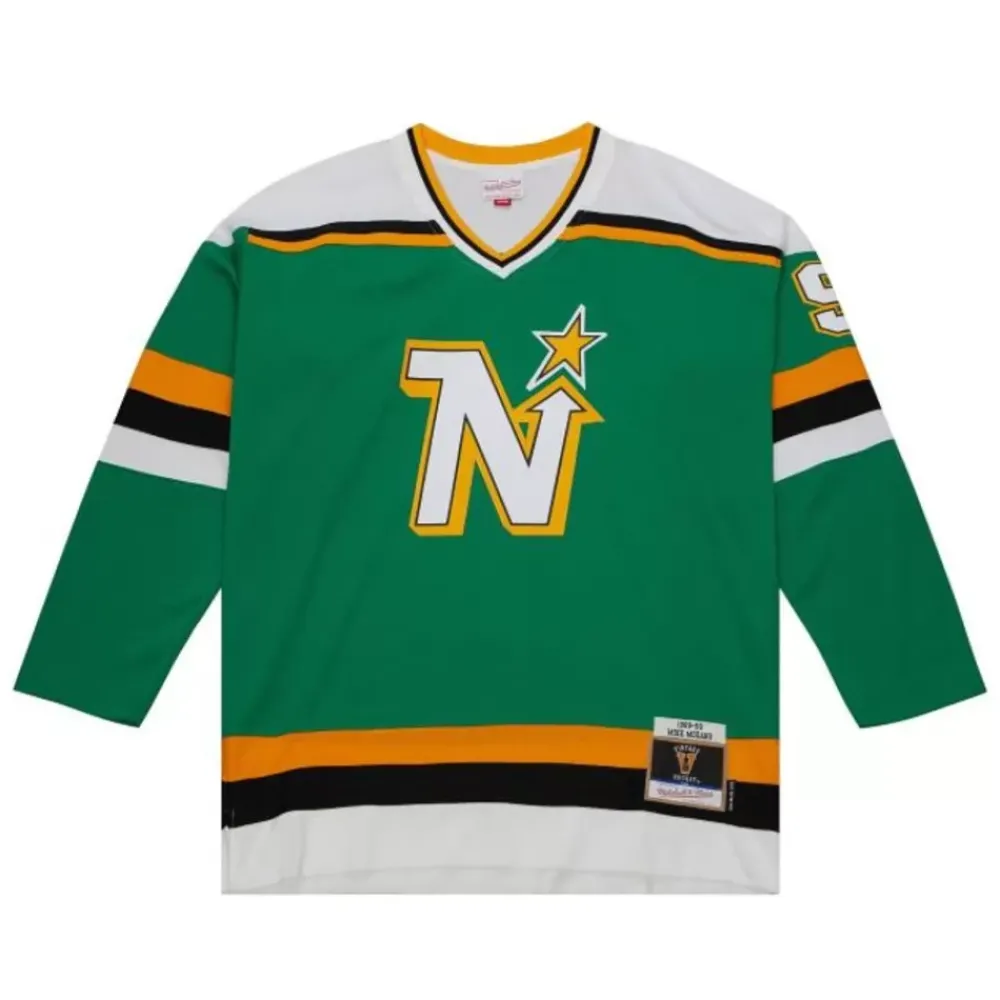 Jerseys Mitchell & Ness -Blue Line Mike Modano Minnesota North Stars Dark 1989 Jersey