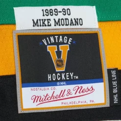 Jerseys Mitchell & Ness -Blue Line Mike Modano Minnesota North Stars Dark 1989 Jersey