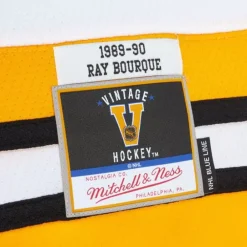 Jerseys Mitchell & Ness -Blue Line Ray Bourque Boston Bruins White 1989 Jersey